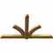 Ekena Millwork Redmond Rough Sawn Timber Gable Bracket, Western Red Cedar, 96"W x 56"H x 4"D x 6"F, 14/12 Pitch GBW096X56X0406RED00RWR - alternate 5